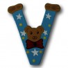 Houten letter V